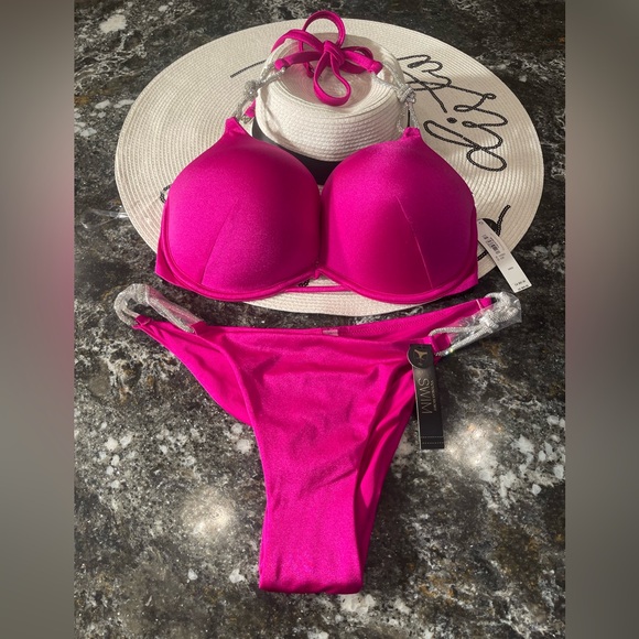 Victoria Secret bikini “Shine Rope” bombshell 34DD, 36DD,32D, 34D, 34A & bottoms - Picture 2 of 15